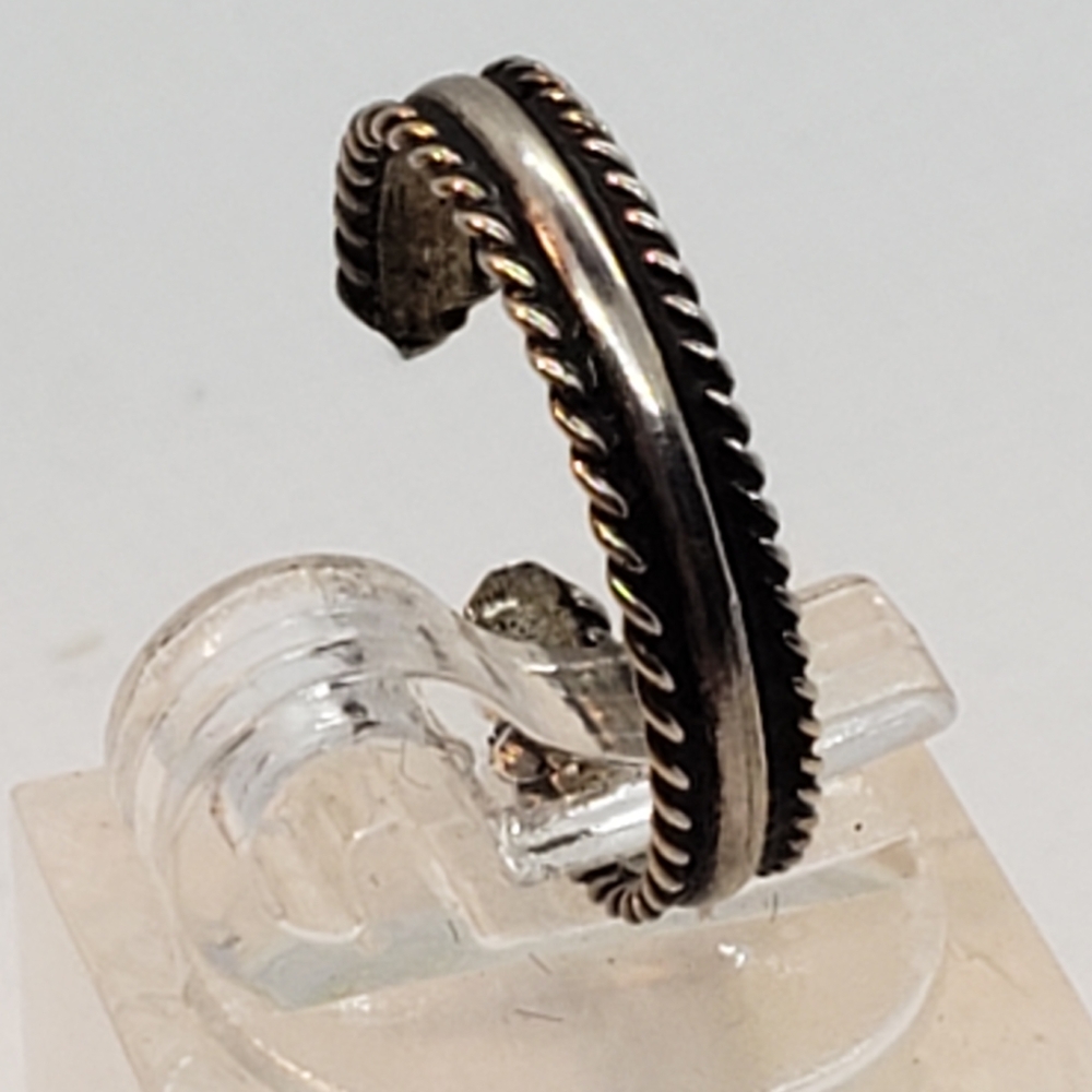 .925 Toe Ring Solid Sterling Silver - image 1